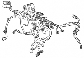 Wiring underhood with fuse box Buick Encore 13-14