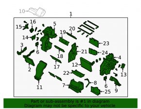 Kia Sorento 10-15 heater assembly