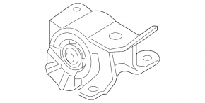 Upper automatic transmission cushion Mazda CX-5 17-
