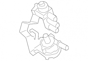 Ford Escape MK4 2020-23 hybrid valve and pump module, without pump and bracket