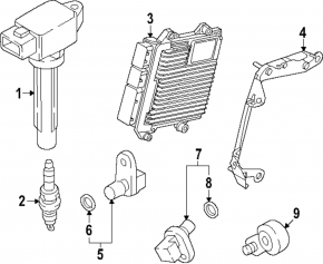 Ignition coil Mazda CX-90 24-26 3.3T, PHEV