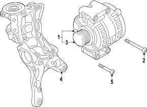 Alternator Audi A6 C7 16-18 2.0T 180 Amp, Valeo