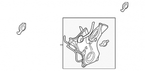 Acura MDX 14-20 Front Engine Cover
