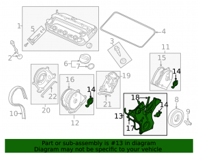 Acura MDX 14-20 Front Engine Cover