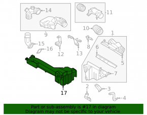 Air intake Infiniti QX60 25-26 2.0T