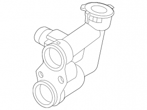 Automatic transmission thermostat housing BMW X3 G01 18-21