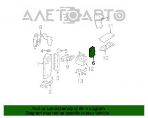 Battery control unit trunk Mercedes W211