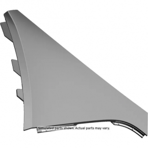 Center console trim side right Cadillac ATS 13- front, black