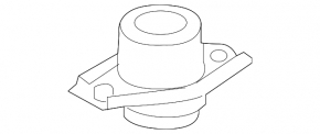 Left engine mount for Mercedes R-class W251 06-13 M272, M273