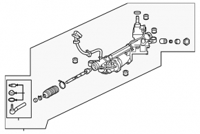 Steering rack Subaru Forester 19-21 SK