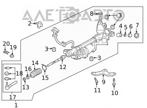 Steering rack Subaru Forester 19-21 SK