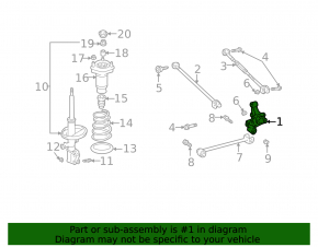 Rear right axle Lexus RX300 RX330 04-09 FWD
