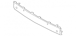 Front bumper center trim for BMW X5 G05 19-25 2019-23. Without m model, with m package