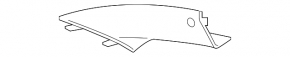 BMW 5 G30 21-23 black upper right front pillar trim
