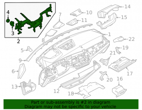 Under-torpedo pipe reinforcement BMW X7 G07 19-22