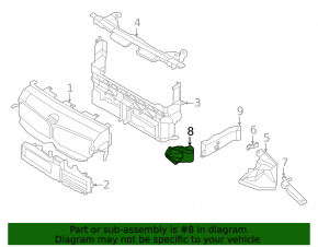 Front bumper air duct, right, BMW 2 F44 20-24