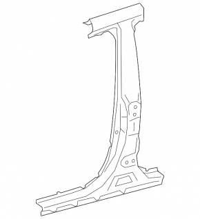 Left center pillar for Lexus ES250 ES300h ES350 19-26