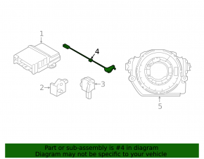 Passenger seat position sensor BMW X2 F39 18-23