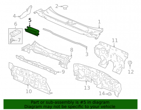 Honda Accord 23-26 heater air intake
