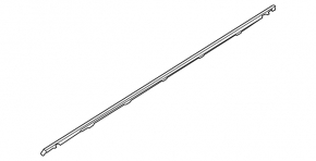 Door-glass molding, central front left, Hyundai Palisade 20-25