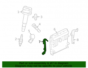 Lexus UX200 ECU Bracket 19 - two parts