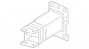Right front bumper reinforcement fang for Audi A4 B9 17-25