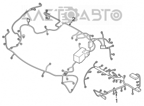 Underhood wiring with fuse box Hyundai Elantra UD 11-13