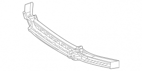 Mercedes W167 GLE 350 450 20-23 AMG Front Bumper Absorber pkg