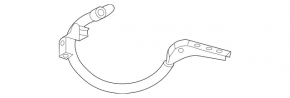Right trunk lid hinge for Mercedes W211