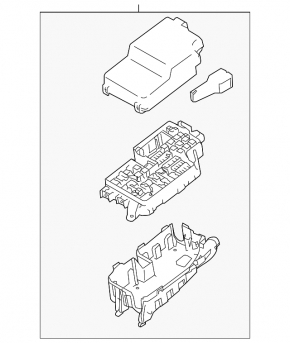 Mazda3 MPS 11-13 Underhood Fuse Box