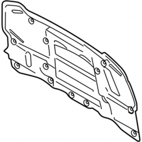 Ford Mustang mk6 hood insulation 2015-2017