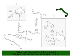 Ford Escape MK3 13-19 Crankcase Pressure Sensor with Tube