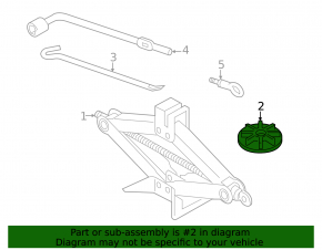 Mazda CX-50 23-25 spare tire carrier