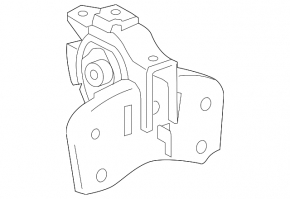 Left engine mount for Toyota Prius 30 10-15