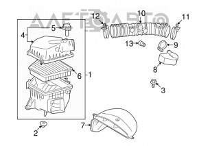 Air Filter Housing Lexus IS250 IS350 06-13