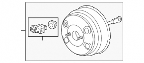 Vacuum Booster GMC Terrain 10-17