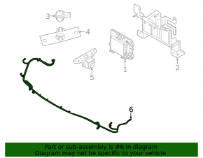 Nissan Rogue 21-23 front bumper wiring for radar