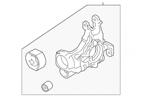 Rear left axle Volvo XC90 16-23