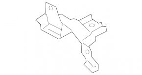 Grille radiator mount right Audi A6 C8 19-
