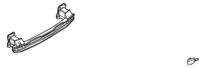Rear bumper reinforcement Audi Q7 16-