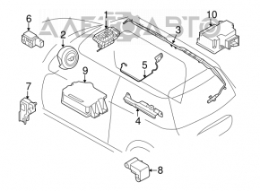 Airbag left seat airbag Mini Cooper Clubman R55 07-14