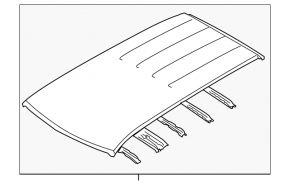 Metal roof for Subaru Forester 14-18 SJ