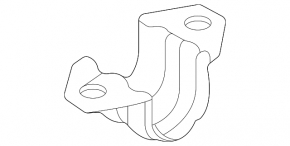 Rear stabilizer mounting bracket right Kia Niro 23-