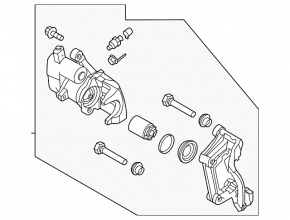 Rear right support Kia Niro 23- HEV, PHEV