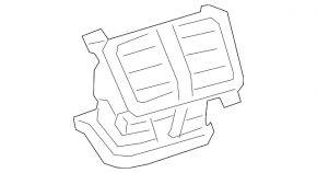 Lexus UX200 UX250h 19- Center Console Air Duct