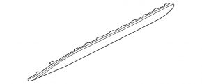 Rear Bumper Lip VW Golf 15-17