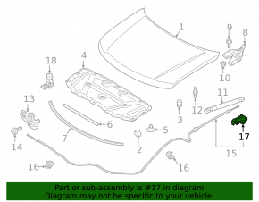 Nissan Murano z51 09-14 hood release handle