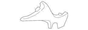 Right side passenger seat trim for a Chevrolet Volt 16 - black, scratched