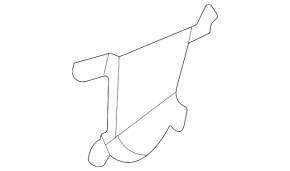 Left front bumper air duct for Hyundai Kona 22-23