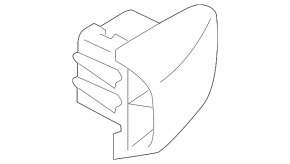 Plug outer handle rear left Audi A3 8V 15-20 4d, 5d